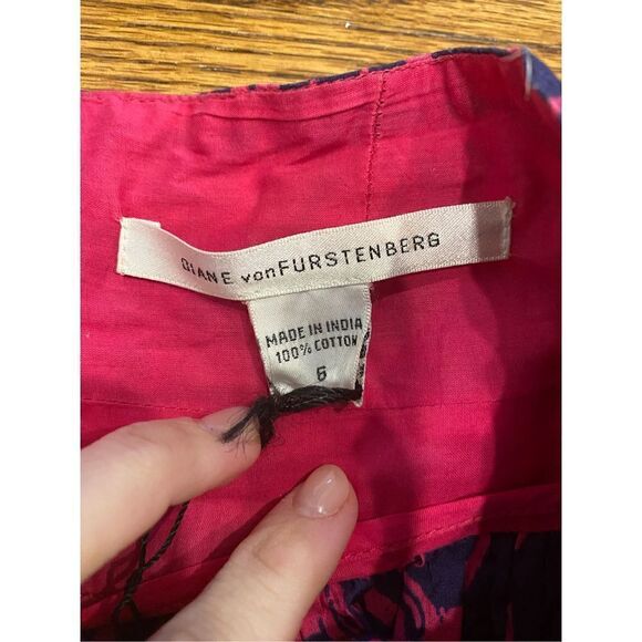 NWOT Vintage Diane von furstenberg size 6 pleated skirt - Picture 4 of 5